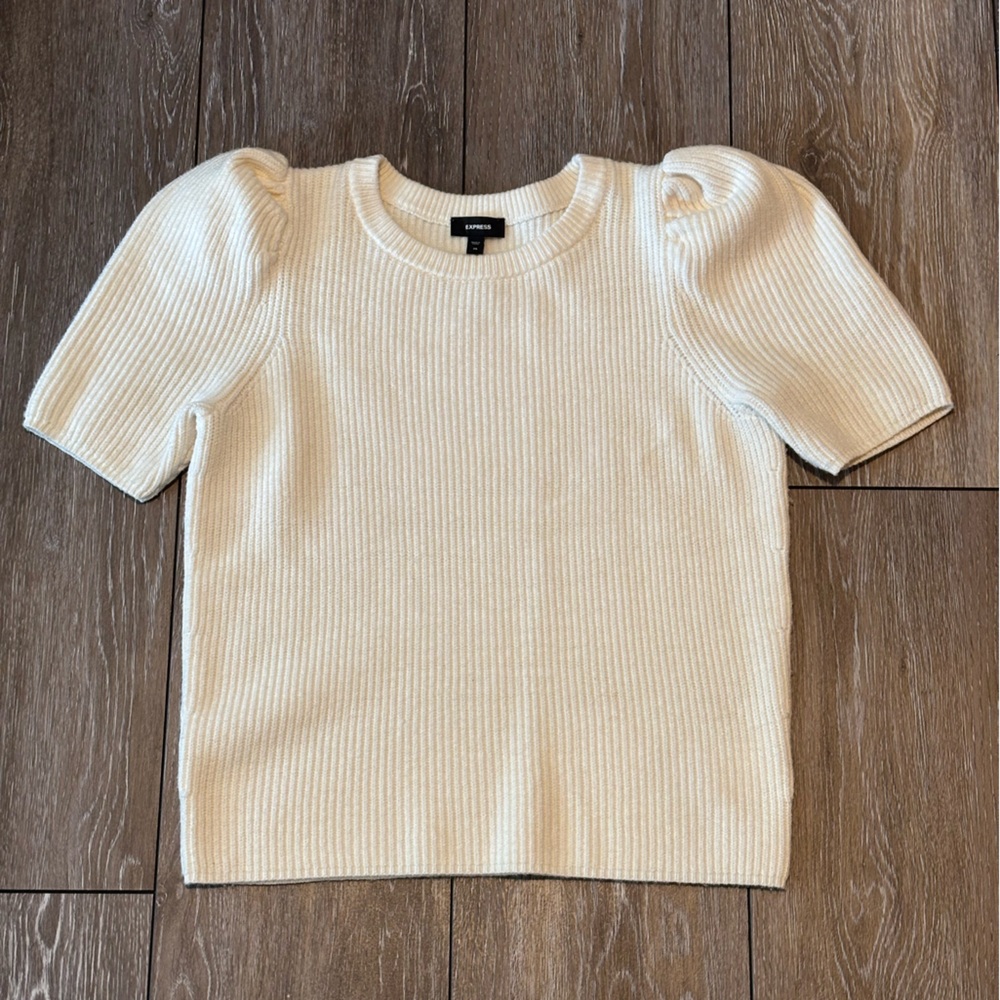 Express short sleeve sweater